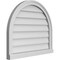 Ekena Millwork Round Top Surface Mount PVC Gable Vent w/ 2"W x 2"P Brickmould Sill Frame, 28"W x 24"H GVPRT28X2403SN - alternate 4